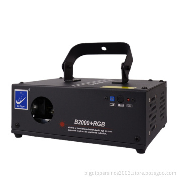 Professional stage light 15k DJ Rgb Full Color Animation Lasers Light, Lazer Light Disco For Club B2000RGB